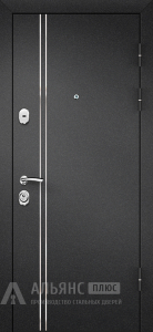 Широкая дверь с покрытием винорит №65 внешняя - фото