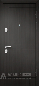 Усиленная стальная дверь Лофт с шумоизоляцией №27 внешняя - фото