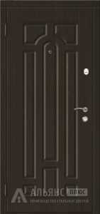 Подъездная уличная дверь с терморазрывом и антивандальным покрытием №44 внутренняя - фото