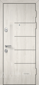 Парадная дверь цвета Слоновая Кость №45 внешняя - фото