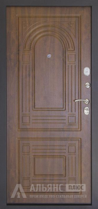 Дверь металлическая в шпоне венге №21 внутренняя - фото