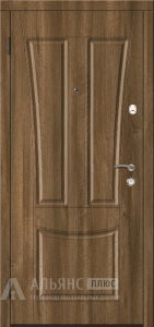 Входная дверь в стиле Лофт с декоративным молдингом №6 внутренняя - фото