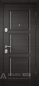 Входная дверь Экошпон с наполнителем пенополистирол №19 внешняя - фото