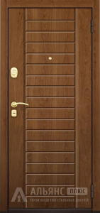 Внутренняя матовая внутри и снаружи входная дверь №34 внешняя - фото