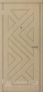 Парадная дверь цвета Слоновая Кость №45 внутренняя - фото