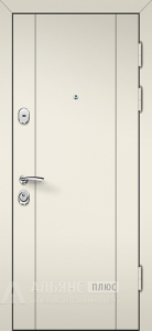 Современная дверь для дома с шумоизоляцией №49 внешняя - фото