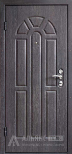 Стильная дверь с отделкой "плитка" с массивом дерева индивидуальное изготовление №39 внутренняя - фото