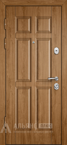 Глухая квартирная дверь черная №21 внутренняя - фото