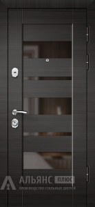 Входная дверь Black с цилиндровым замком №26 внешняя - фото