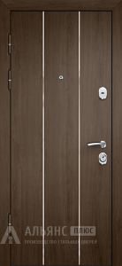 Дизайнерская дверь в стиле модерн с рисунком для домов хрущевской постройки №12 внутренняя - фото